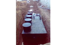 安徽地埋污水處理安裝現場